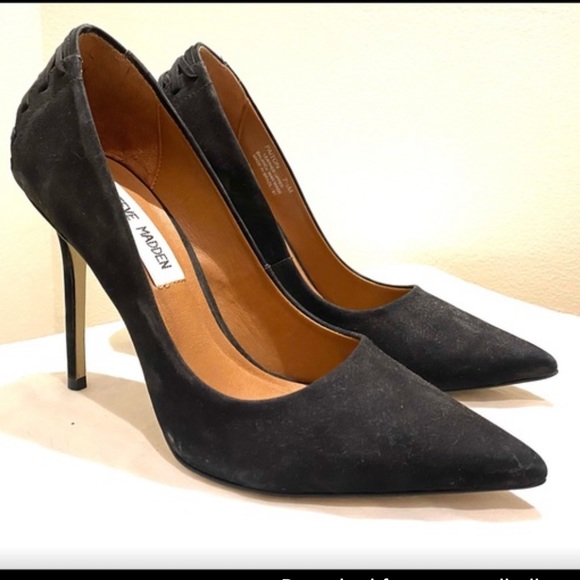 Steve Madden Paiton Corset Nubuck Suede heels Size 7.5 - Picture 3 of 9
